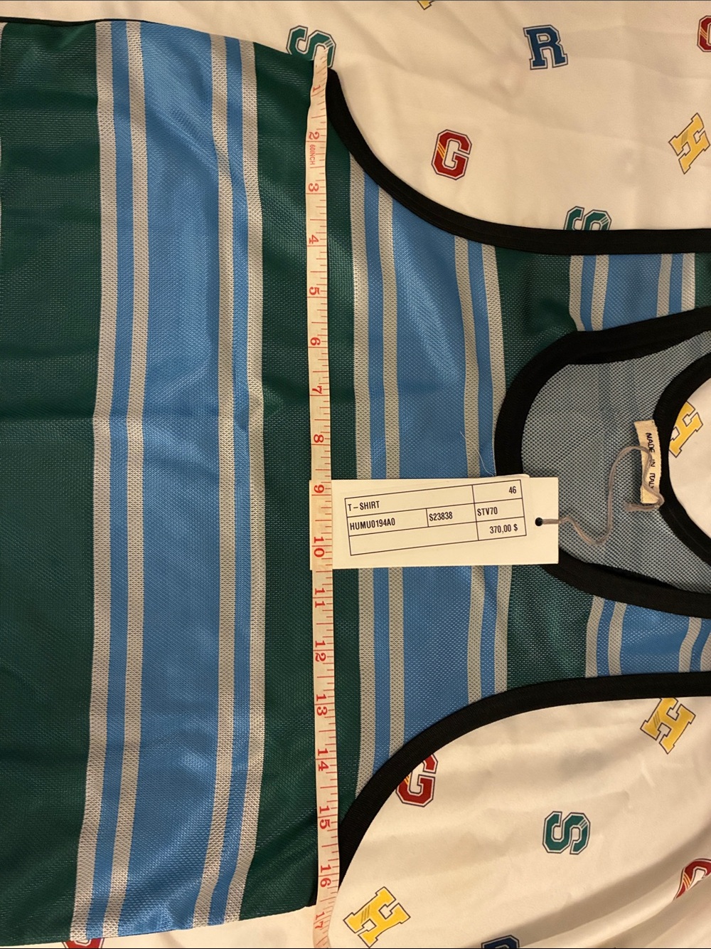 NWT Marni Striped Blue and Green MARNI Tank Top - Picture 12 of 16